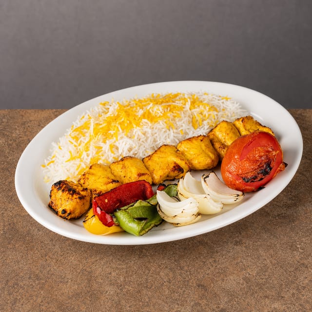 Chicken Joojeh Kabab.