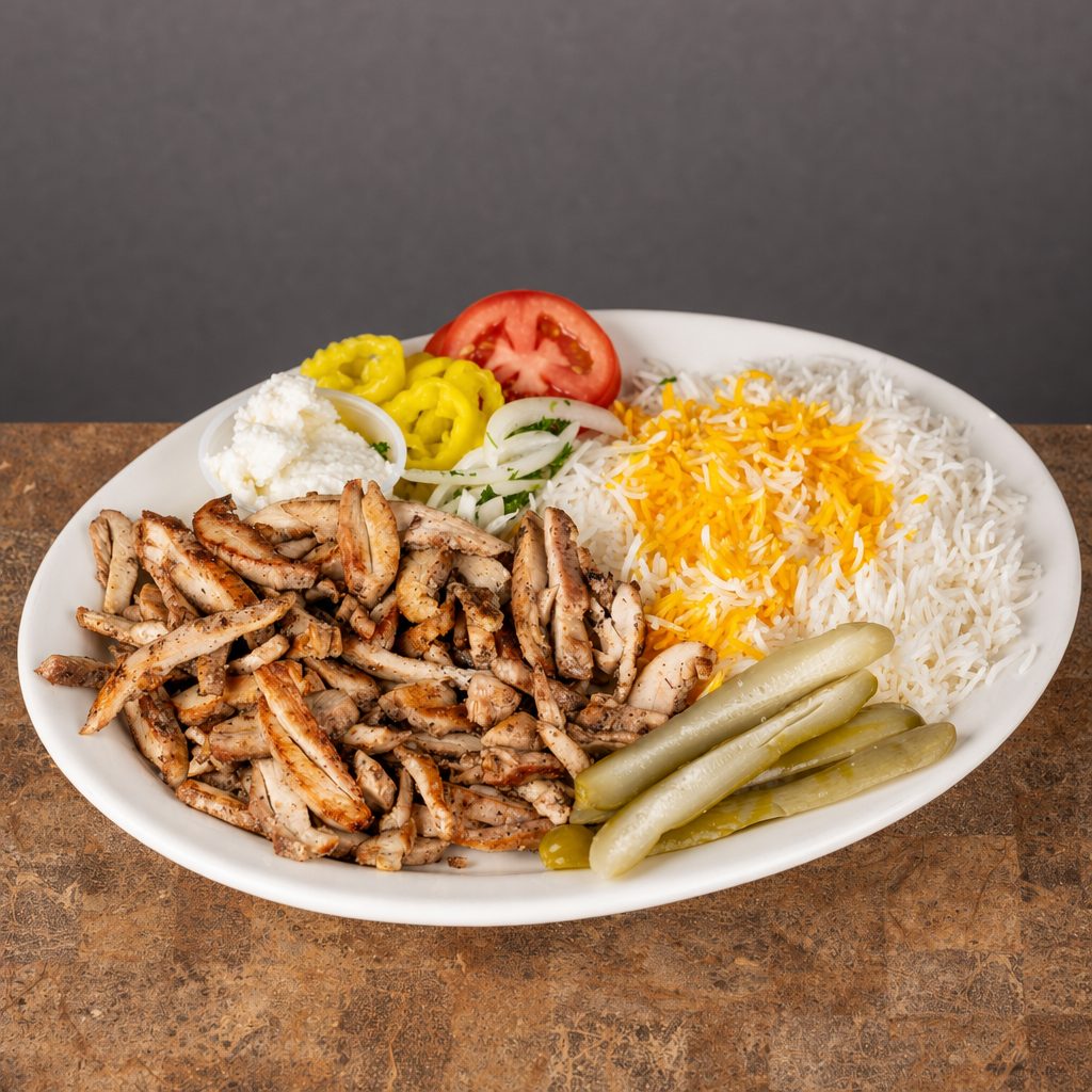 Chicken Shawarma Plate.