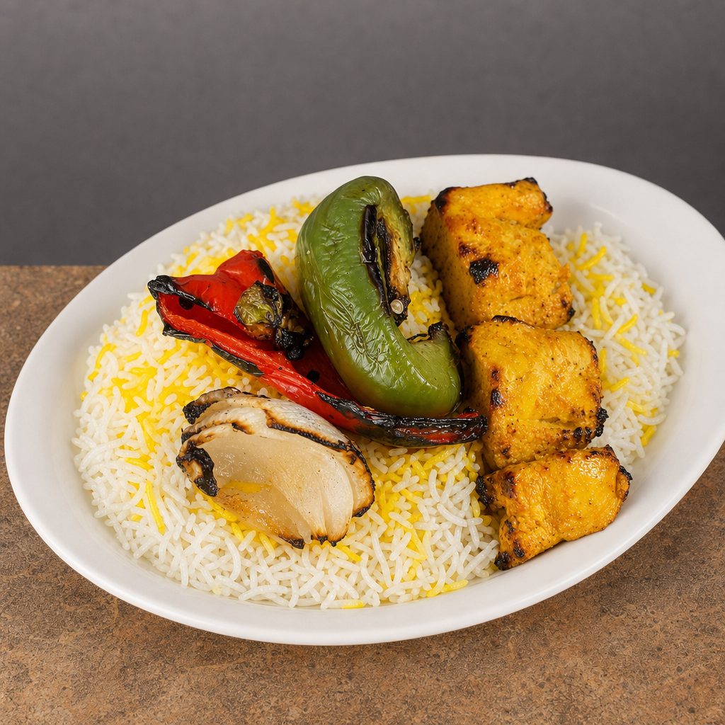 Kids Chicken (Joojeh) Kabob.