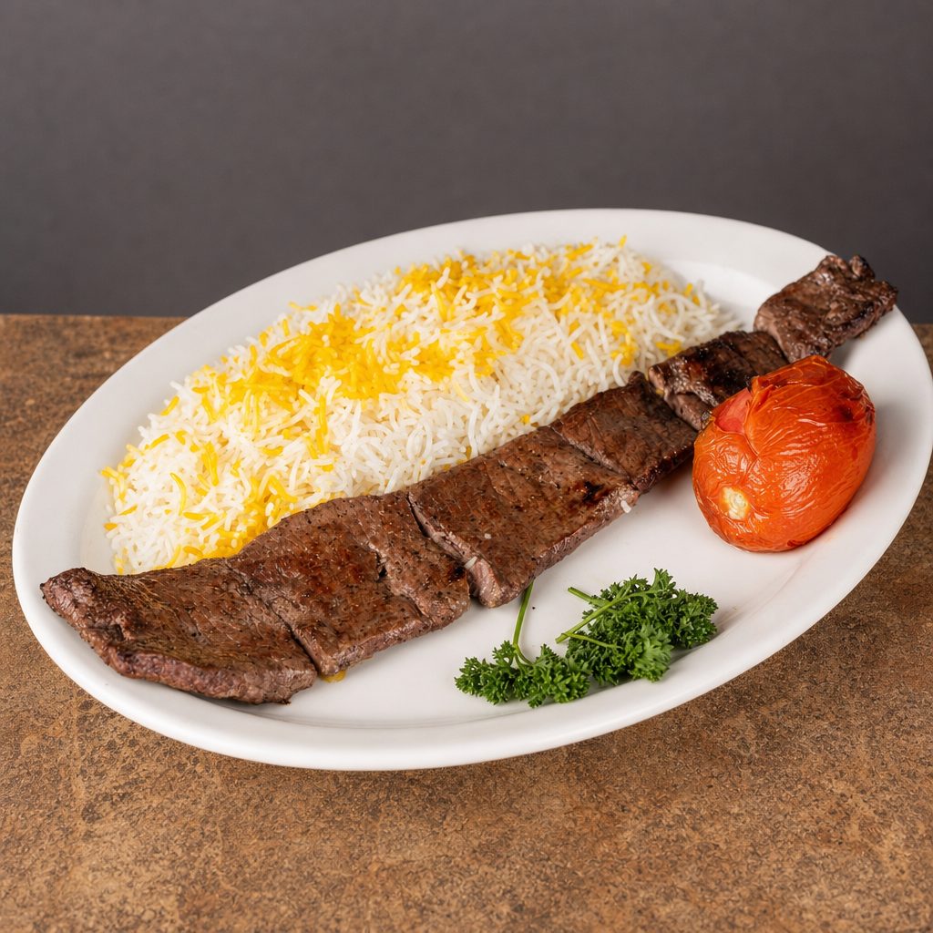 Beef Tenderloin Kabab Entree (Barg).