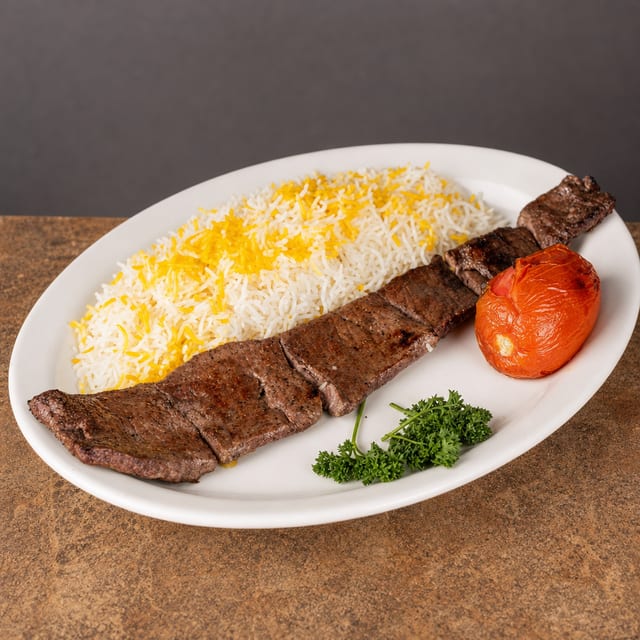 Beef Tenderloin Kabab Entree (Barg).