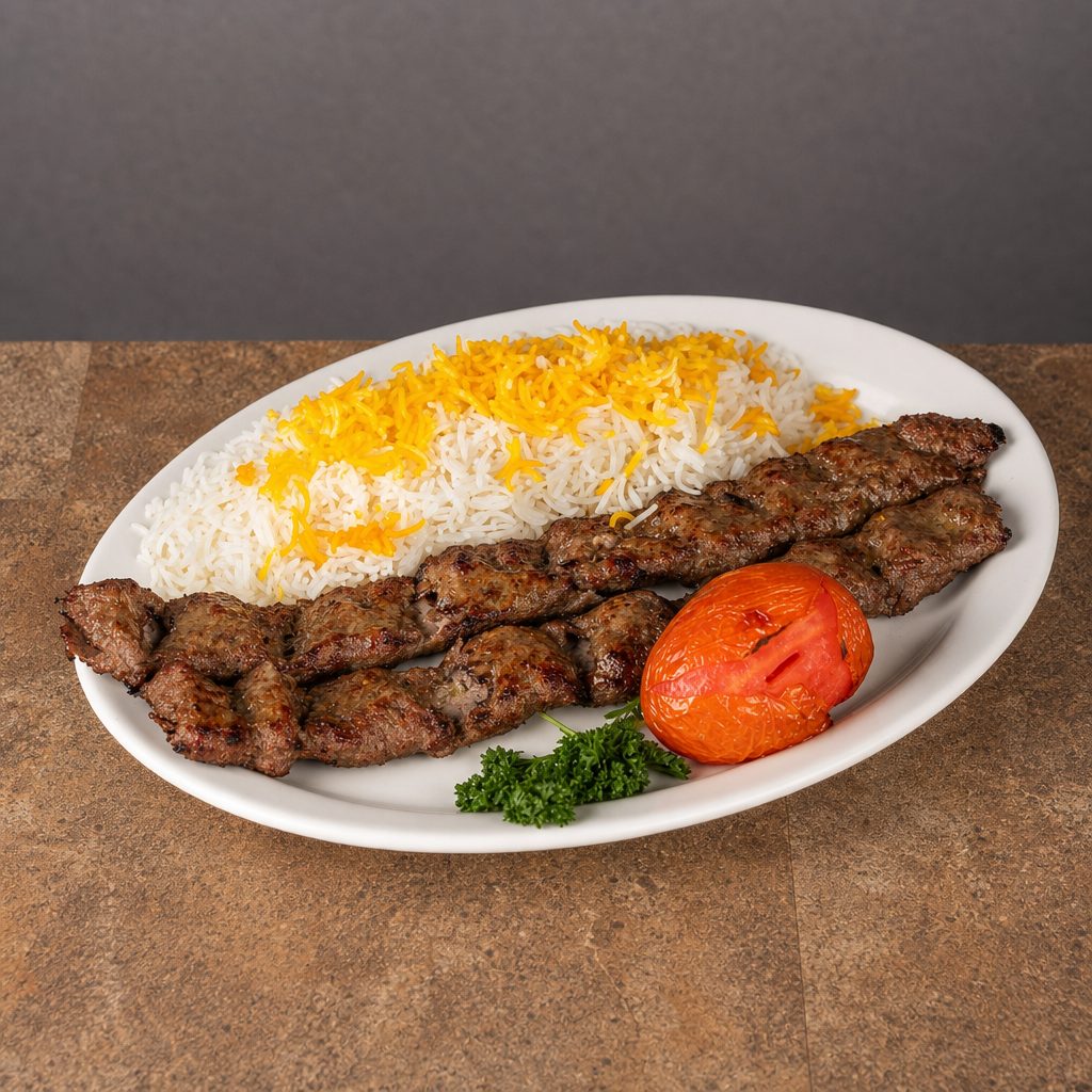 Beef Kubideh Entree.