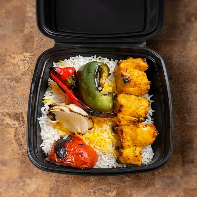 Kids Chicken (Joojeh) Kabob.