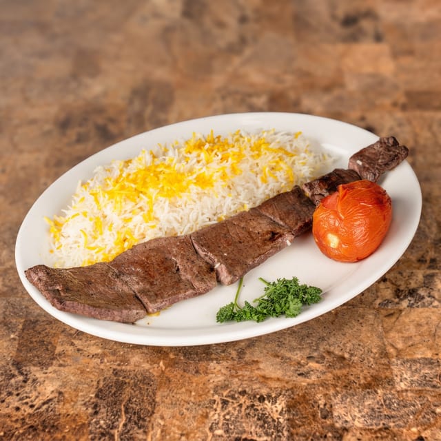 Beef Tenderloin Kabab Entree (Barg).