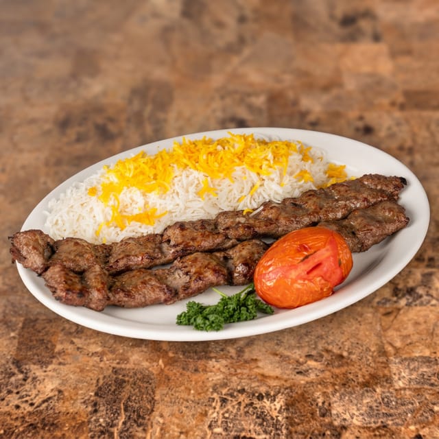Beef Kubideh Entree.