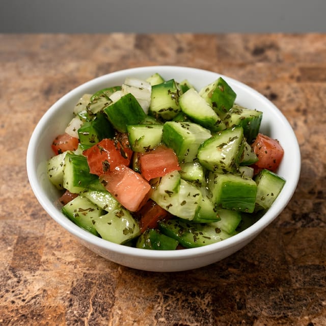 Large Shirazi Salad.